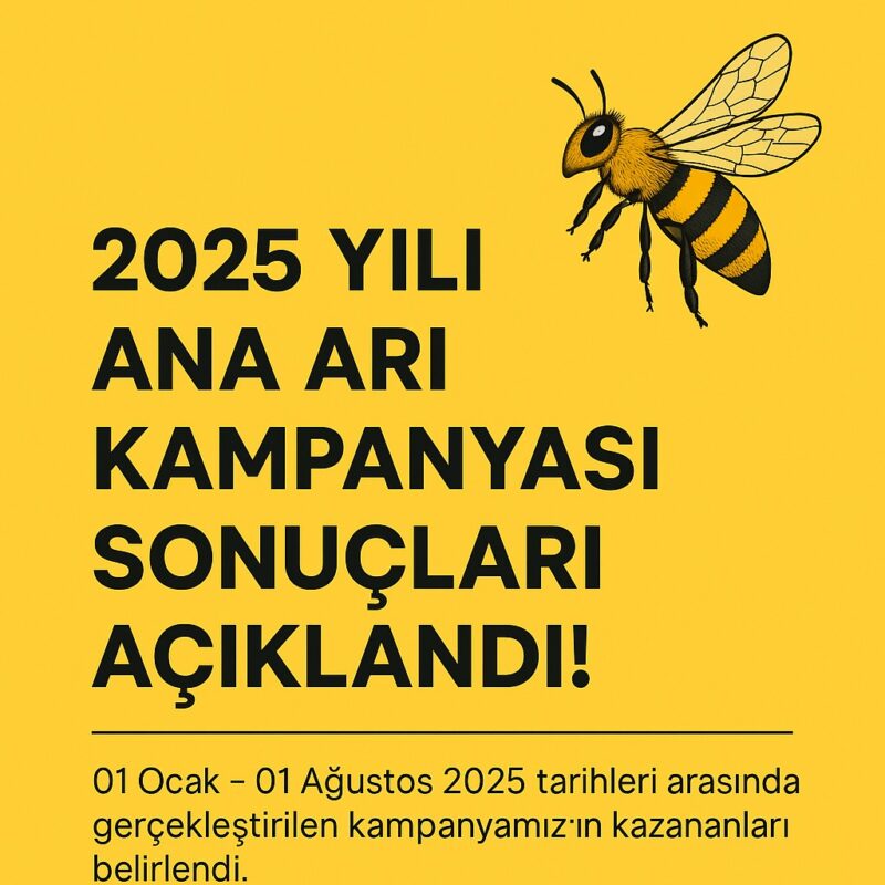 2025 Yılı Ana Arı Kampanyası Sonuçları Açıklandı
