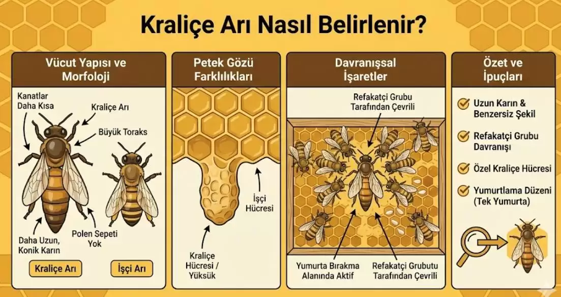 Kraliçe Arı Nasıl Belirlenir