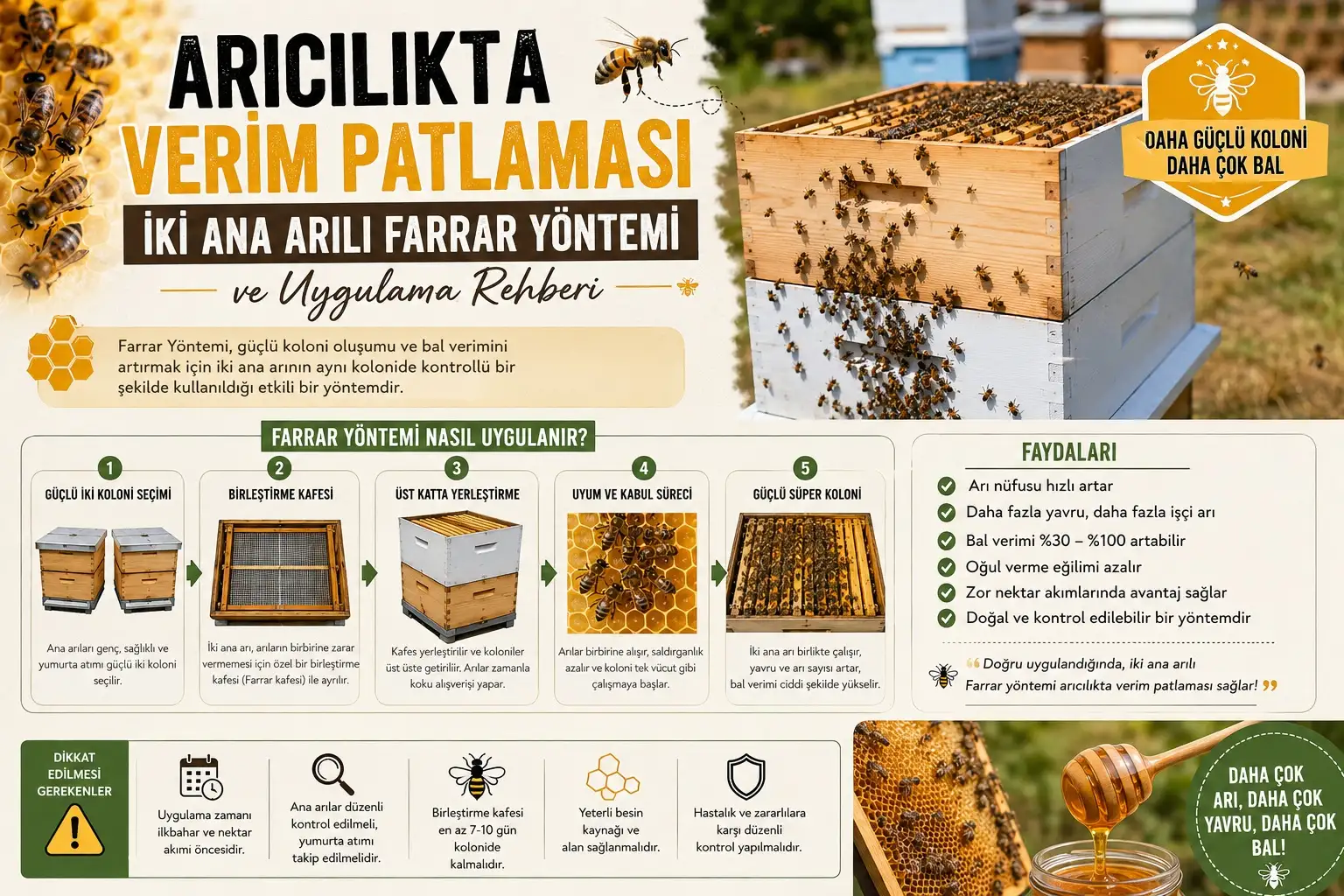 İki Ana Arılı Farrar Yöntemi 2
